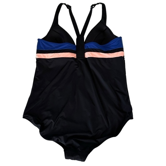 CITY CHIC COLOR BLOCK ONE PIECE SWIMSUIT SIZE MEDIUM/18 - Picture 4 of 16